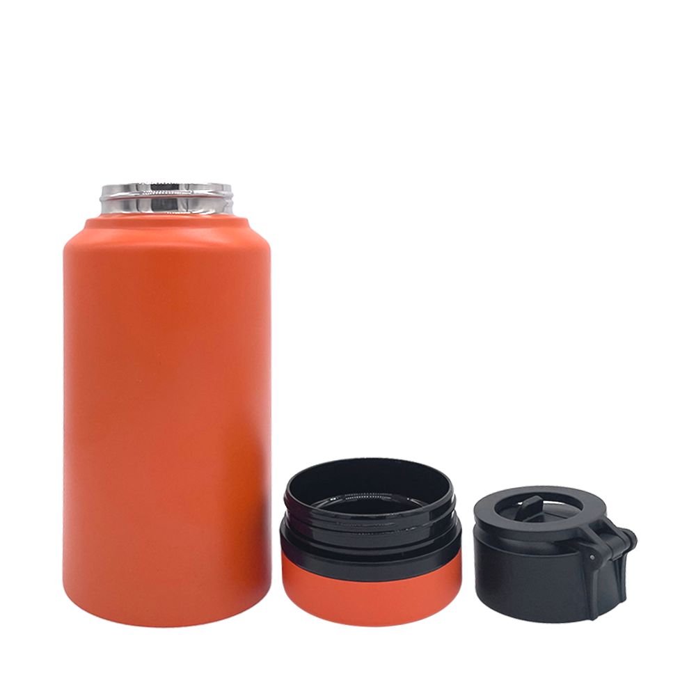 Double Layer Stainless Steel Insulated Cup With Magnetic Handle And Snack Compartment – 26oz + 6oz